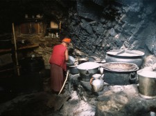 La cuisine du monastère de Phuktal