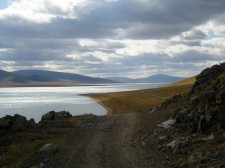 Lac Blanc Terkh dans la région de Terkhin Tsagaan Nuur