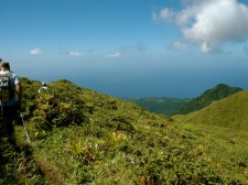 Randonnée autour de la Montagne Pelée en Martinique