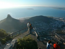 Vue depuis Table Mountain, la montagne qui domine la ville du Cap