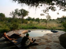 Un lodge au Botswana