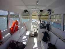 Bateau pour la navigation sur le bras sud du lac Argentino et sur le lac Roca (Argentine)