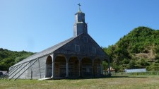 Un autre exemple d'église de l'île de Chiloé (Chili)