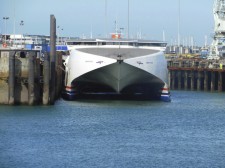 Guernesey – Un ferry desservant les îles