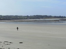 Guernesey – Balade sur une plage de l'est