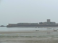 Jersey – La plage de Saint-Hélier à marée basse