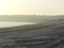 Jersey – Plage à marée basse, propice à la balade