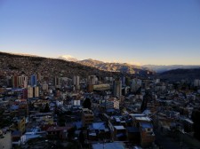 Vue de la combe de La Paz