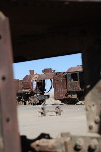 Le cimetière de train à Uyuni