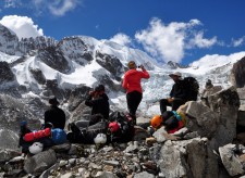 Extension Montagne – Pause en chemin pour le camp avancé