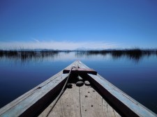 En barque sur le lac Titicaca