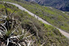 Déjà 2'500 m de descente