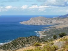 La pointe ouest découpée de l'île