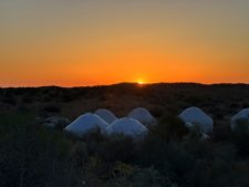 Campement de yourtes